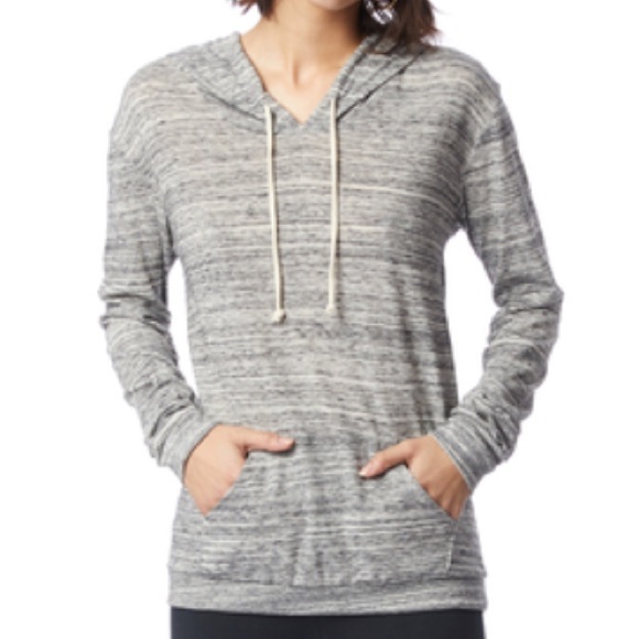 🆕 Alternative Apparel Women’s Classic Gray Pullover Hoodie - Picture 1 of 12
